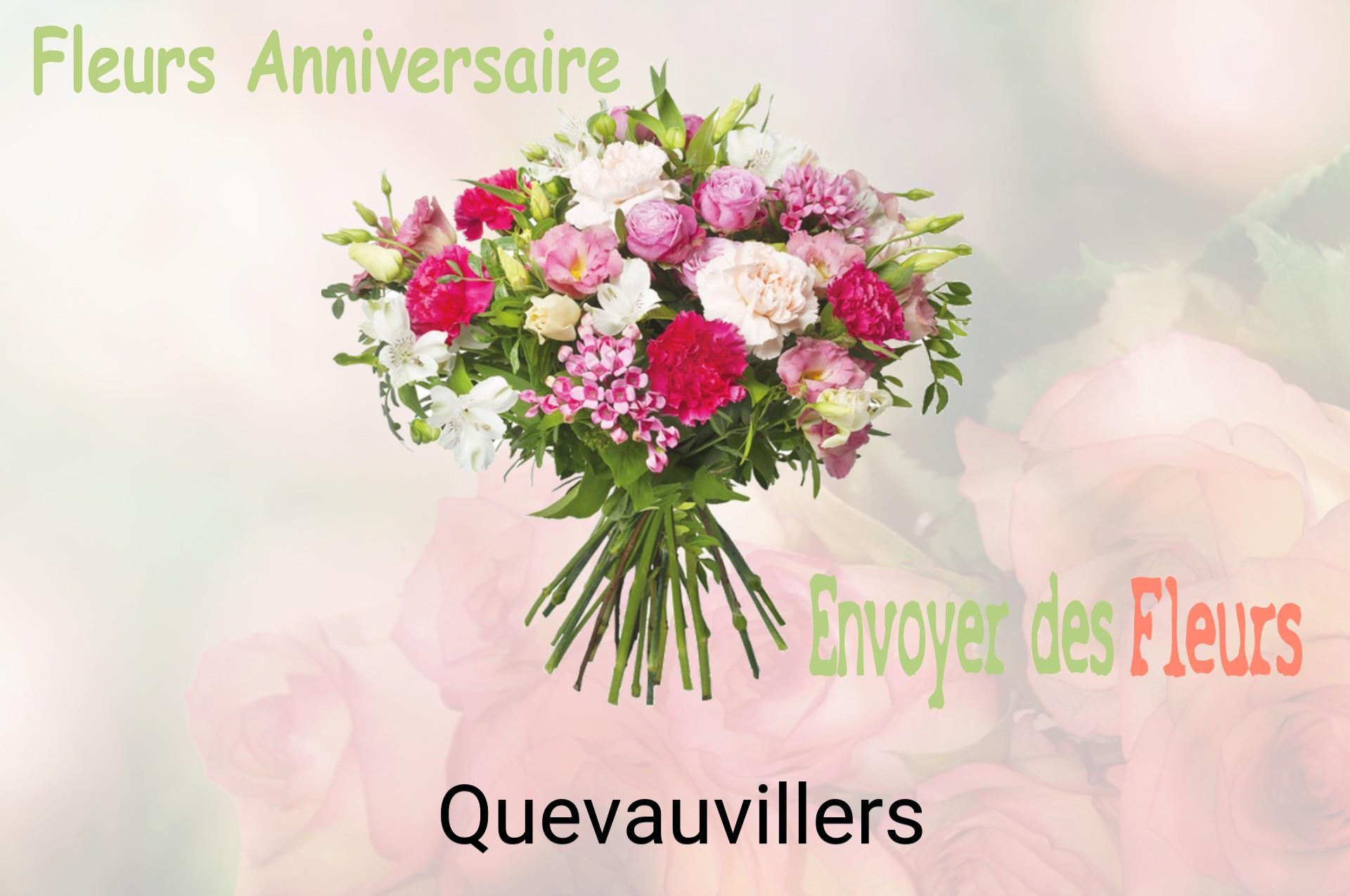 Bouquet de fleurs d’anniversaire livré à Quevauvillers